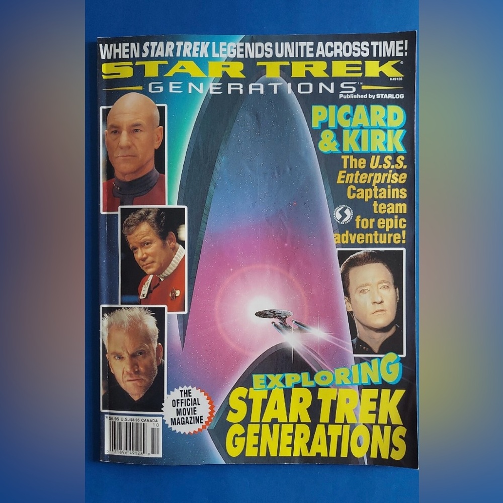 STAR TREK Generations magazine 1994 William Shatner Patrick Stewart Picard Kirk